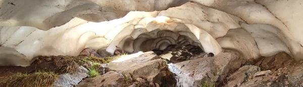The Adarashk Valley and Its Astonishing Ice Tunnels Near the Scorching Desert